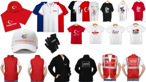 Promosyon Tişört Baskı, Promosyon Bez Çanta Çeşitleri, Promosyon Ham Bez Kese Çeşitleri, Promosyon İkaz Yeleği Çeşitleri, Promosyon İmperteks Sırt Çantası Çeşitleri , Promosyon Okul Gezi Önlükleri, Promosyon Şapka Çeşitleri, Promosyon Şemsiye Çeşitleri , Promosyon Tela Çanta Çeşitleri ,Promosyon Tişört Çeşitleri, Promosyon YastıkÇeşitleri, Kurumsal Baskı Tişört Çeşitleri, Tübitak Bilim Fuarı Tişörtleri, Promosyon Atkı Çeşitleri, Promosyon Bere Çeşitleri, Promosyon Eldiven Çeşitleri, Promosyon Yağmurluk Çeşitleri, Promosyon Mutfak Önlüğü Çeşitleri, Promosyon Baskılı Tekstil Ürün Çeşitleri, Promosyon Polar Ceket Çeşitleri, , Promosyon Polar Yelek Çeşitleri, Promosyon Milli Bayramlar ve Özel Gün Tişört Çeşitleri