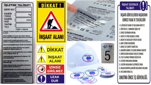İnşaat ve Yapı Etiketi, İnşaat ve Yapı Etiketleri, Asansör Bilgi Metal Etiketi, Asansör Bakım Talimatı Metal Etiketi, Asansör Kat Numarası Metal Etiketi, Asansör Metal Etiketi, Asansör Muayene Bilgi Metal Etiketleri, Asansör Uyarı Metal Etiketi, Jeneratör Metal Etiketi, Metal Çelik Kapı Numarası Etiketi Yapışkanlı