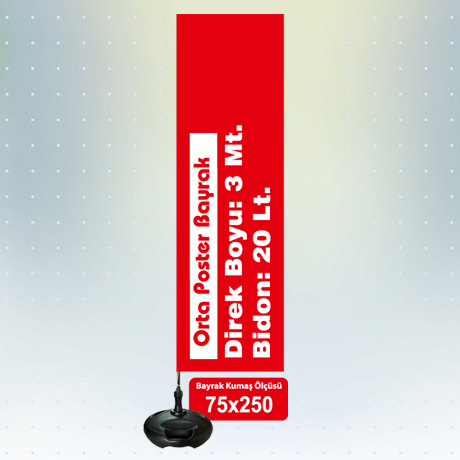  Orta Boy Poster Bayrak