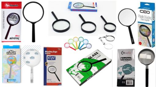 Bursa Kırtasiye Büyüteç Çeşitleri, Okul Büyüteci, Öğrenci Büyüteci, Masaüstü Büyüteç