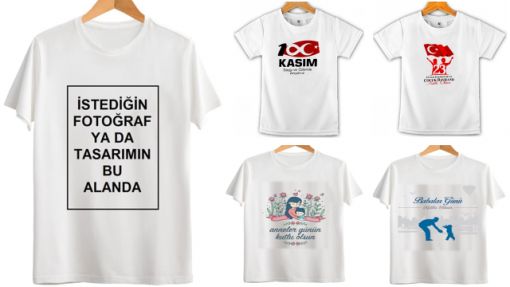23 Nisan Ulusal Egemenlik ve Çocuk Bayramı Tişört Baskı, 23 Nisan Tişörtleri, 1 Mayıs Emek ve Dayanışma Günü Tişört Baskı, 1 Mayıs Tişörtleri, 19 Mayıs Atatürk’ü Anma, Gençlik ve Spor Bayramı Tişört Baskı, 19 Mayıs Tişörtleri,10 Kasım Atatürk'ü Anma Günü Tişört Baskı, 10 Kasım Tişörtleri, 15 Temmuz Milli Birlik ve Demokrasi Günü Tişört Baskı, 15 Temmuz Tişörtleri, 30 Ağustos Zafer Bayramı Tişört Baskı, 30 Ağustos Tişörtleri, 29 Ekim Cumhuriyet Bayramı Tişört Baskı, 29 Ekim Tişörtleri, Ramazan Bayramı Tişört Baskı, Kurban Bayramı Tişört Baskı, Dini Bayramlar Tişört Baskı, Dini Gün ve Geceler Tişört Baskı, Kişiye Özel Tişört Baskı, Özel Gün Tişört Baskı