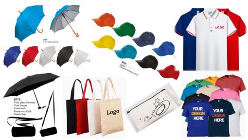 Tekstil Baskılı Ürün Çeşitleri, Şapka Çeşitleri, Şemsiye Çeşitleri, Bez Çanta Çeşitleri, Bez Cüzdan Çeşitleri, Bez Kalemlik Çeşitleri, Bez Makyaj Çantası Çeşitleri, Ham Bez Defter Çeşitleri, Tela Bez Çanta Çeşitleri, T-shirt Çeşitleri, Lacoste Tişört Çeşitleri, Polo Yaka Tişört Çeşitleri, Bisiklet Yaka Tişört Çeşitleri Yaka Tişört Çeşitleri, Ay Yıldız Baskılı Tişört Çeşitleri, Atatürk Baskılı Tişört Çeşitleri, Baskılı Çocuk Tişört Çeşitleri, Millî Bayramlar ve Özel Gün Tişört Çeşitleri, Kurumsal Baskı Tişört Çeşitleri, TÜBİTAK Bilim Fuarı Tişört Çeşitleri, Polar Çeşitleri, Softshell Mont Çeşitleri, Yelek Çeşitleri, Atkı Çeşitleri, Eldiven Çeşitleri, Bere Çeşitleri, Boyunluk Çeşitleri, Buff Çeşitleri, Yağmurluk Çeşitleri, Mutfak Önlüğü Çeşitleri, Baskılı Tekstil Ürün Çeşitleri, Önlük Çeşitleri, Medikal Şapka Çeşitleri, Bone Çeşitleri, Maske Çeşitleri, Yastık Çeşitleri, İkaz Yeleği Çeşitleri, Okul Gezi Önlüğü Çeşitleri
